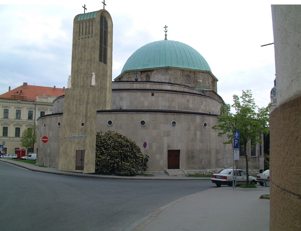 Pécs, Belvárosi templom harangtorony
